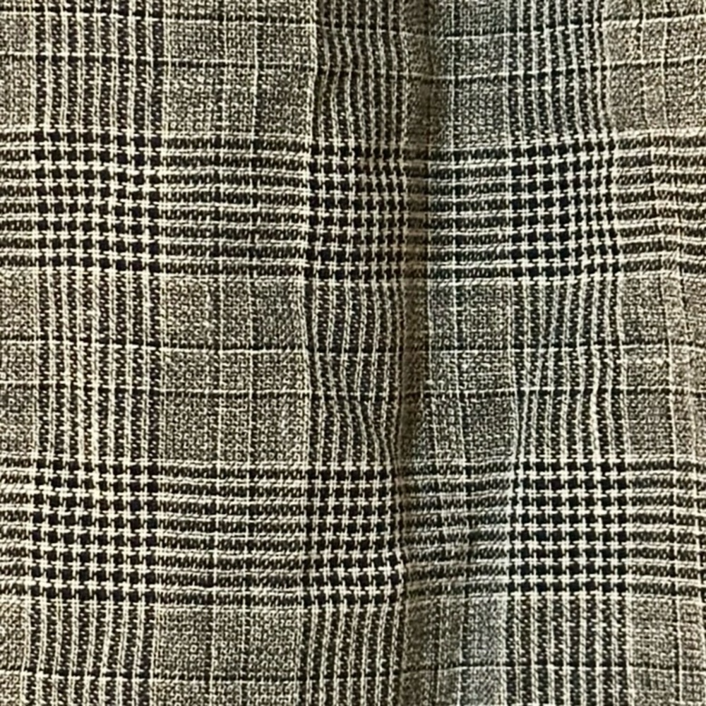 Vintage 90s Armani Collezioni Wool/Linen Trouser Pants Tan/Black Women’s Size 6 - Picture 3 of 11